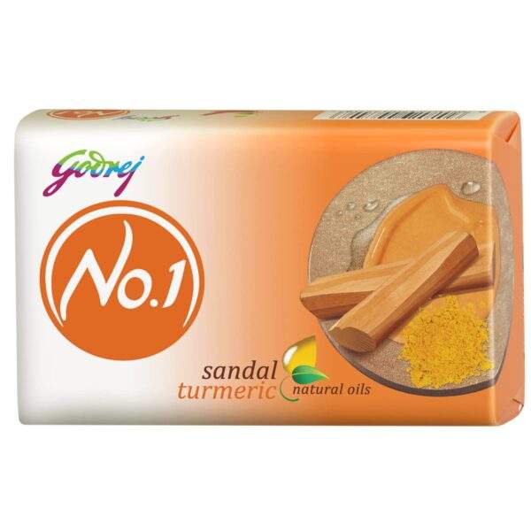 No.1 Sandal Turmeric Soap 100g 4+1 Free - Image 2