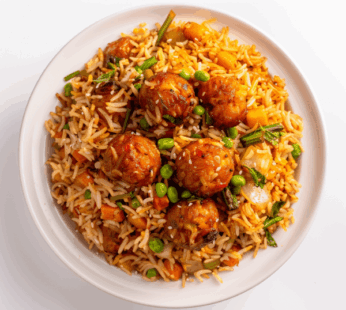 Veg Manchurian Fried Rice