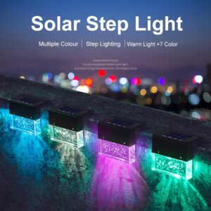 waterproof-new-rgb-led-solar-light-step-fence-light
